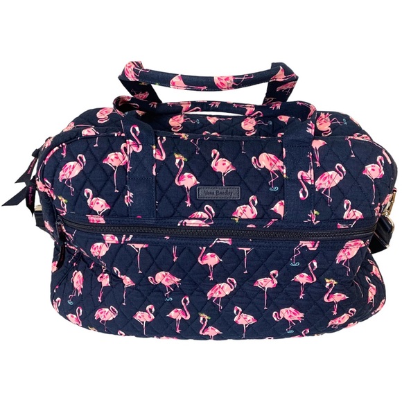 Vera Bradley Bags Vera Bradley Flamingo Fiesta Navy Blue And Pink